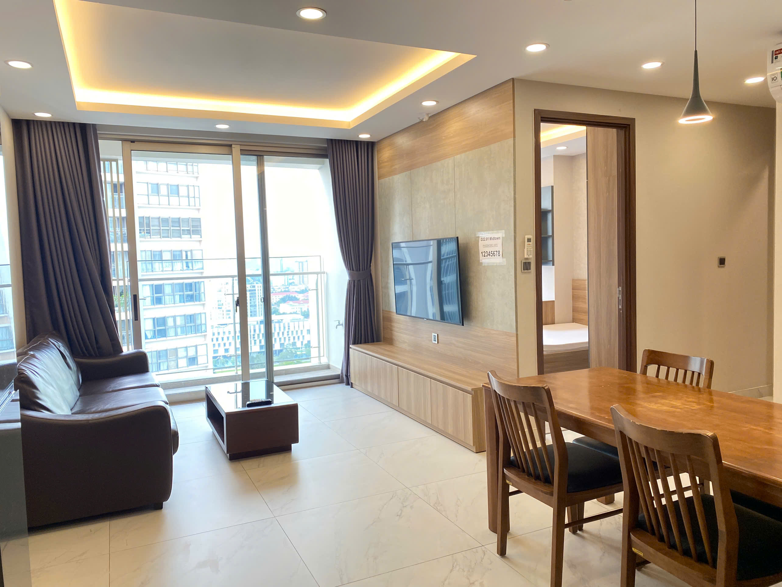 Căn Hộ 84.5m² – 2PN 2WC – Có Chỗ Đậu Xe Hầm – Full Nội Thất, Sẵn Sàng Vào Ở