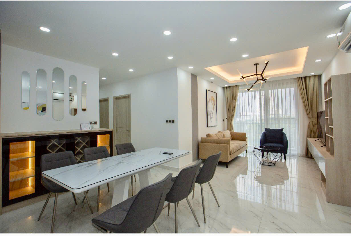 Căn Hộ 130m² – 3PN – View Sông – Full Nội Thất – Nhà Trống, Giá Thuê Tốt