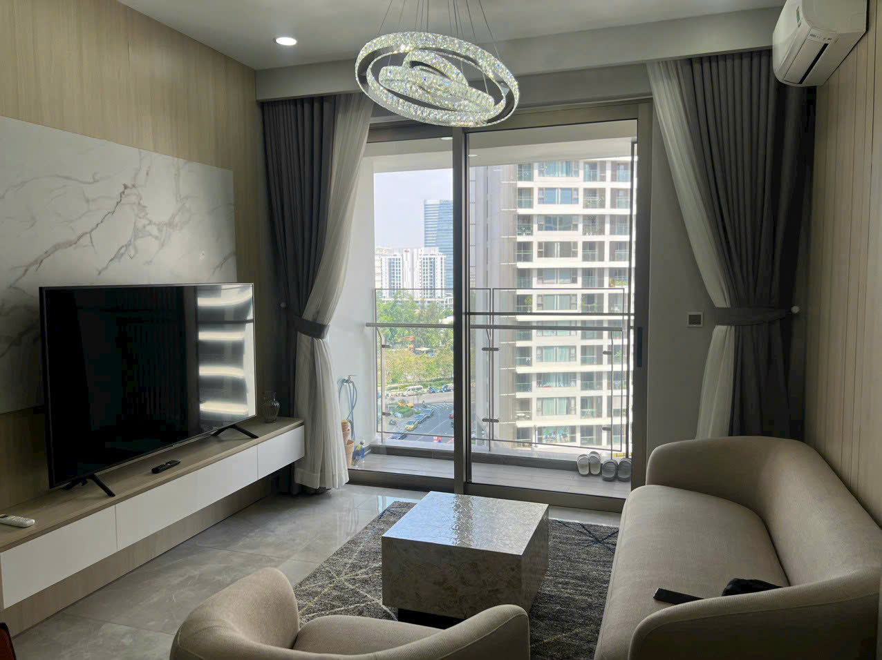 Căn hộ 112m² – 3 Phòng Ngủ, Full Nội Thất, Có ô xe, View Thoáng